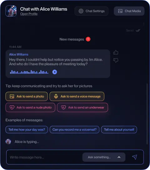 Login and Explore AI Spicy Chat App